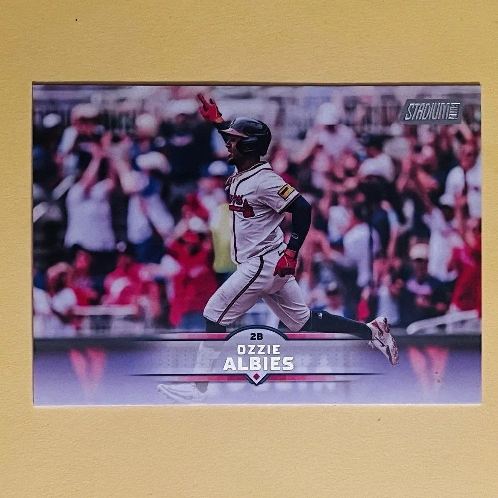 2025‎ Topps Stadium Club Baseball Ozzie Albies #40 Atlanta Braves